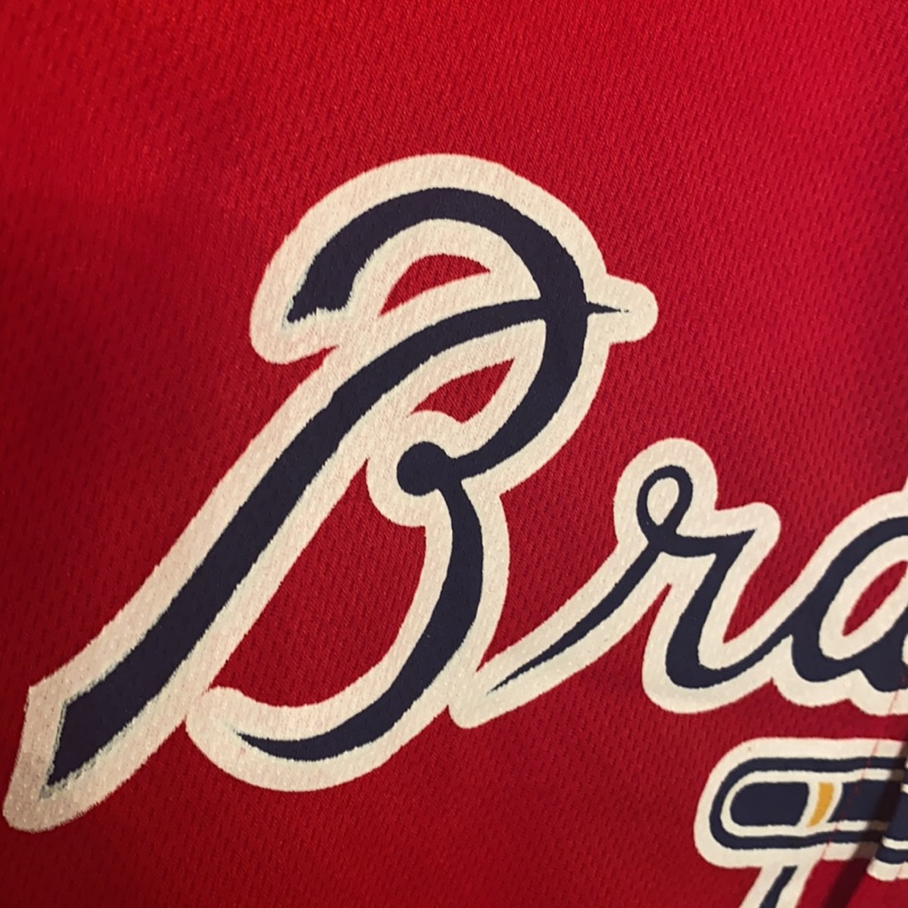 Atlanta Braves #10 Chipper Jones Jersey - Picture 4 of 5